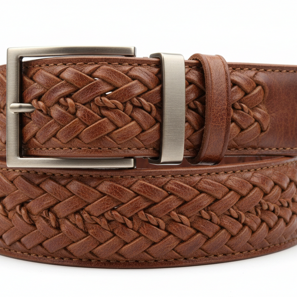 Braided Leather Belt