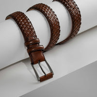 Braided Leather Belt
